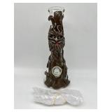 (4) tree folk bong thick glass