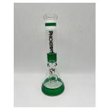 Phoenix star bong Green 12 inches tall glass new