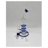 Glass dab rig approximately 12 inches tall