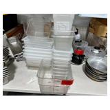 Lot of 45 plastic bins