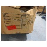 Box of hotel king fitted sheets approximately 20