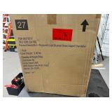 Weyburn 6 light brass chandelier