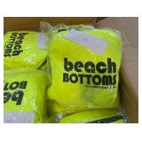Lot of 12 Beach Bottoms blankets yellow