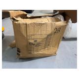 Case of white fitted sheet queen approximately 20