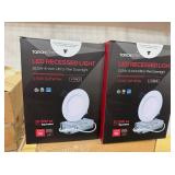 (2) Torch Star LED recessed light 4-packs