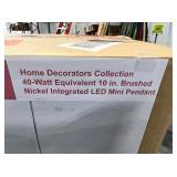 Home Decorators nickel mini pendant