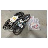 2 sprockets and 8 belts