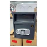 Paragon drop safe with electronic lock. NO CODE