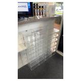 (21) magnetic mini liquor bottle display case