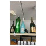 (6) assorted display bottles THESE ARE EMPTY