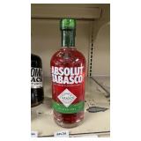 (2) Absolut Tabasco Chili Pepper Vodka 750mL