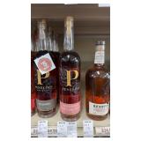 (3) Penelope Bourbon Bottle. Penelope Straight