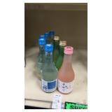 (8) small Sake bottles