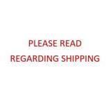 Read regarding shipping