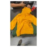 (2) small jackets yellow and green
