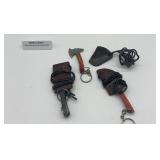 (3) MHS Cutlery mini knife and mini hatchet