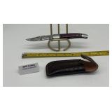 MHS Cutlery Damascus Folding Pocket Knife w/