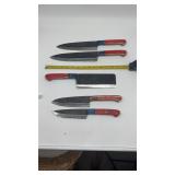 MHS Cutlery 5 Piece Chef's Knife Set