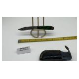 MHS Cutlery Folding Pocket Knife Green Handle