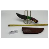 MHS Cutlery Fixed Blade Knife. Damascus steel