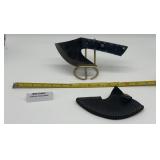 MHS Cutlery Ulu Knife with Leather Sheath