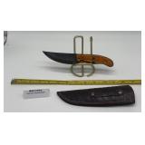 MHS Cutlery Damascus Fixed Blade Knife w/ Sheath