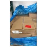 (2) cases of white white poly mailers 19x24'