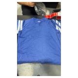 (5) women's 3xl light blue shirts