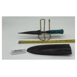 MHS Cutlery Dagger Knife with Leather Sheath