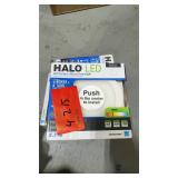 (4) Halo LED Surface Mount Downlight, 4' Round,