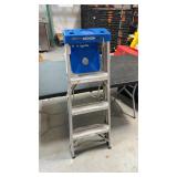 Werner 4 ft aluminum step ladder, Model 364 (Mk