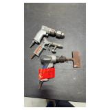 Lot of assorted pneumatic tools including kobalt
