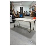 Small folding table used