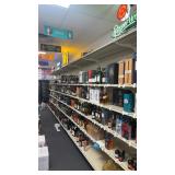 (18) sections of gondola shelving approximately 4