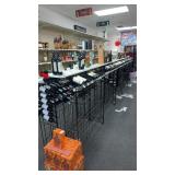 (10) retail grade wine racks approximately 3 1/2
