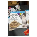 (4) Tiny's Pet Products 3-Level Wood Track Cat