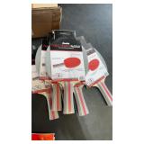 (6) Franklin Table Tennis Paddles with Pips-In