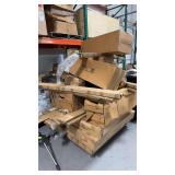 Two large pallets of assorted Metro racking