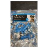 (18) Puppy Toy Set - Blue Chew & Rope Toy