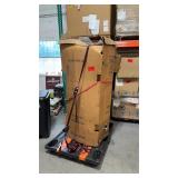 Damaged Rheem/Ruud model G100-80, 100-gallon