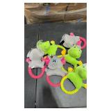 (6) Duke's Pet Products Plush Dog Toys with