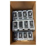 Lot of zebra chargers and batteries