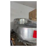 (3) Fasson clear printable PET label stock rolls,