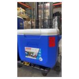 Coleman 60-Quart Wheeled Cooler, Blue