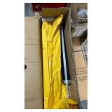 (2) Patio Umbrella with Stand, Yellow, Model