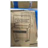 Gladiator rolling tool cart with flip-up lid,