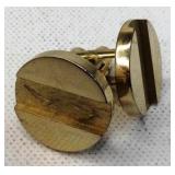 VTG Swank Goldtone Cuff Links