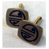 VTG Goldtone Cuff Links