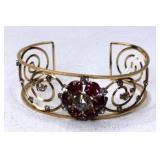 VTG Harper 12kGF PINK SAPPHIRE/CRYSTAL bracelet