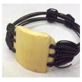 African Ivory color bone bracelet